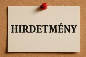 Hirdetmény